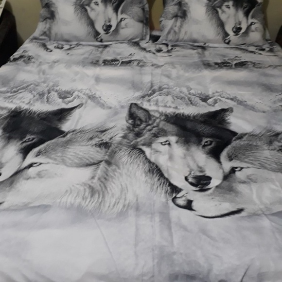 3D bedding 3D wolves - Picture 1 of 7